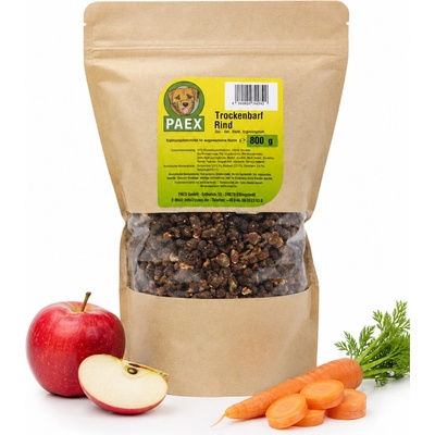 Paex Sušený BARF hovězí maso ovoce zelenin 800 g