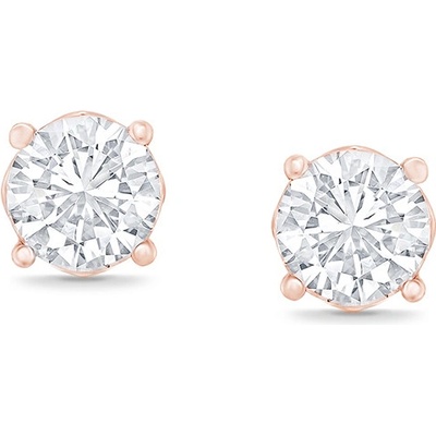 Eppi Zlaté kvety s postrannými syntetickými diamantmi Sophea E41754