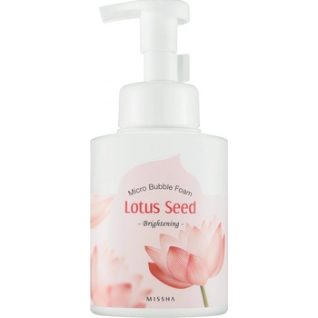 Missha Lotus Seed rozjasňující čistící pěna s micro bublinkami (Micro Bubble Foam) 250 ml