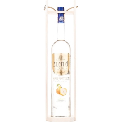 Imperátor Hruškovica Zlatá 50% 1,5 l (drevený box)