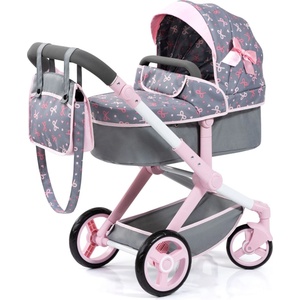 Bayer Design Количка за кукли Bayer - Xeo, трансформираща се, с чанта, сива (17004AA) - baby