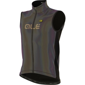 Alé vesta GUSCIO BLACK REFLECTIVE VEST čierna pánska