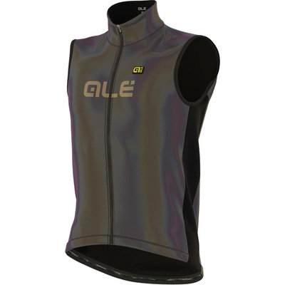 Alé vesta GUSCIO BLACK REFLECTIVE VEST čierna pánska