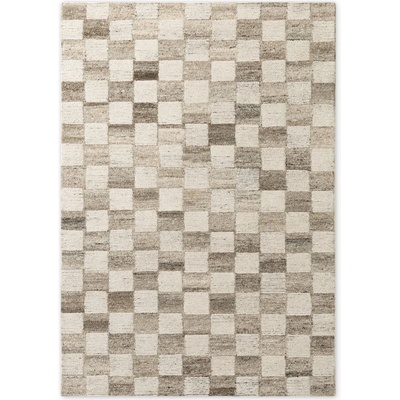 Vikosa Кремав ръчно изработен вълнен килим 160x230 cm Boho 1.0 Quadra - Vikosa (106279-160x230)