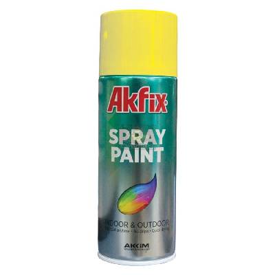 Спрей боя жълт гланц 400ml RAL1023 Akfix 39638