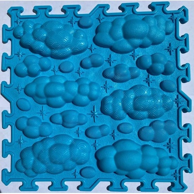 OrtoNature Masážna ortopedická podložka Mráčik mäkké Tyrkysová