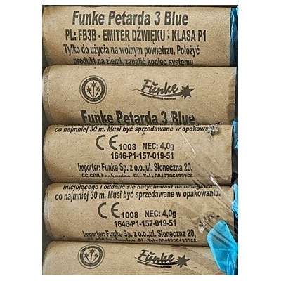 Petardy Funke 3 blue 5 ks