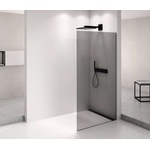 POLYSAN Architex - Душ стена Walk-In, 116x210 см, матово черно/опушено стъкло AXB120SC (AXB120SC)