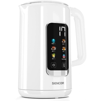 Sencor Електрическа кана Sencor SWK 0950WH, 2200 W, 1.7 L, Бяла (SWK 0950)