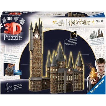 Ravensburger 3D Пъзел Ravensburger от 540 части - Хари Потър: Замъкът Хогуортс, Астрономическата кула (11551)