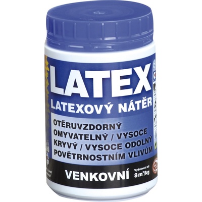 Barvy a laky Hostivař Latex venkovní V2065 bílý 10 kg