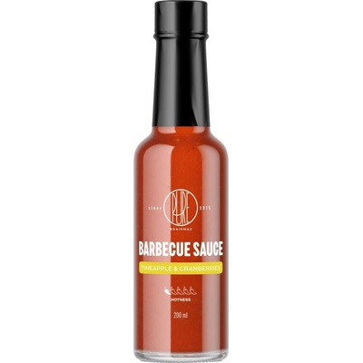 BrainMax Pure Barbecue omáčka ananas a brusinky 200 ml