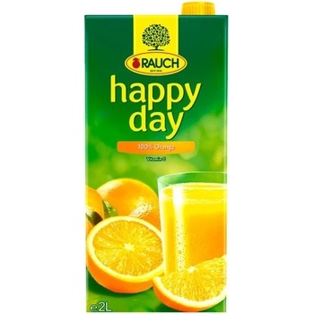 Rauch Happy Day 100% pomeranč, 2 l
