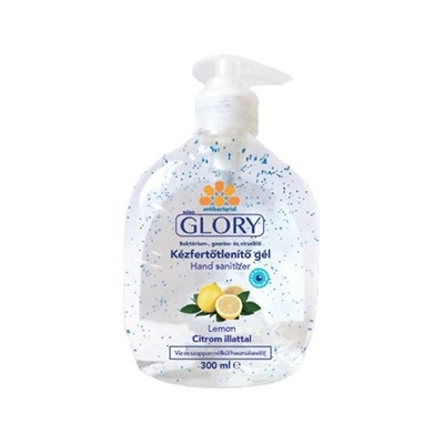 Glory dezinfekčný gél na ruky s jemnou citrónovou vôňou 300 ml