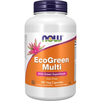 Now Foods Multivitamín EcoGreen 180 Veg kapsúl
