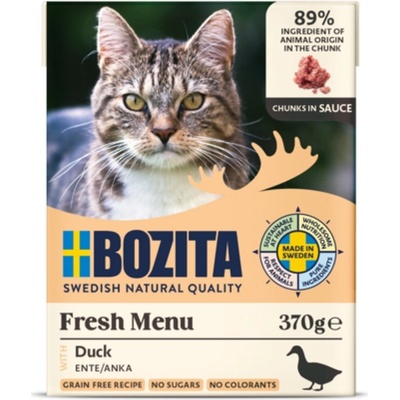 Bozita Cat Kousky v omáčke s kachním 370 g