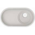 BLANCO Oovalon 700 IF - Гранитна мивка, 76x43 см, бяла 527992 (527992) Мивка за вграждане