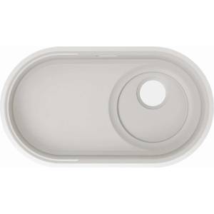 BLANCO Oovalon 700 IF - Гранитна мивка, 76x43 см, бяла 527992 (527992) Мивка за вграждане