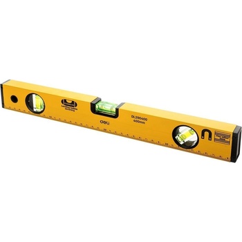 Deli Tools Spirit Levels 400mm EDL290400 yellow