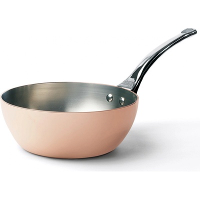De Buyer Kónická zaoblená měděná pánev na indukci Prima Matera Ø 20 cm