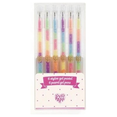 DJECO - Комплект с променящи се гел химикалки - Пастелни цветове - 6 броя (DD03758)