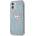 GUESS Калъф Guess GUHCP12SPCUJULLB TPU Denim Triangle за iPhone 12 Mini, светло син (GUE000847)