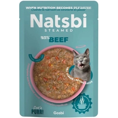 Natsbi cat Steamed Beef 80 g