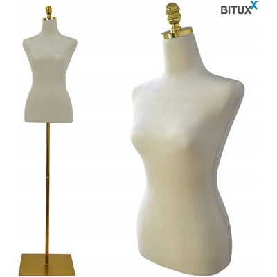 Dámská krejčovská figurína Bituxx - torzo, béžová – Sleviste.cz