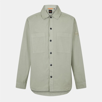 HUGO BOSS Риза с дълъг ръкав Boss Men's Locky M Long Sleeve Oxford Shirt - Open Green
