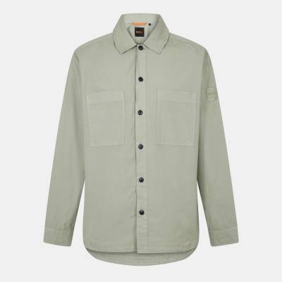 HUGO BOSS Риза с дълъг ръкав Boss Men's Locky M Long Sleeve Oxford Shirt - Open Green