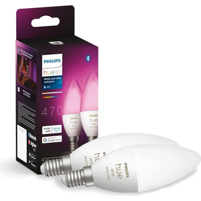 Philips 8719514356719 E14 4W/470lm barevná a bílá