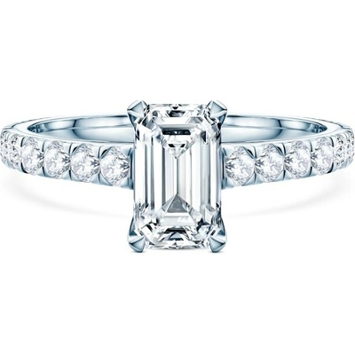 Savicki Zásnubný prsteň Share Your Love biele zlato laboratórne diamanty SYL P EM 50 LAB B