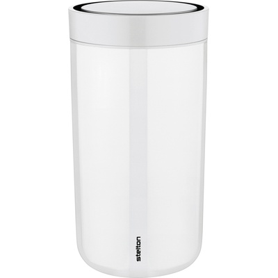 Stelton Термочаша To-Go Click с двойни стени от стомана 200 мл цвят тебешир (675-3)