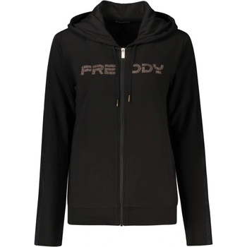 FREDDY Дамски суичър с цип freddy, Размер s, Цвят Черен (f25wcrs2_nen)