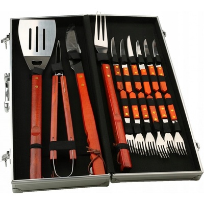 BBQ Sada nářadí v kufříku 235x90x485mm 16ks 45535