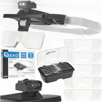 GEKO Очила с увеличително стъкло led g03219 (g03219)