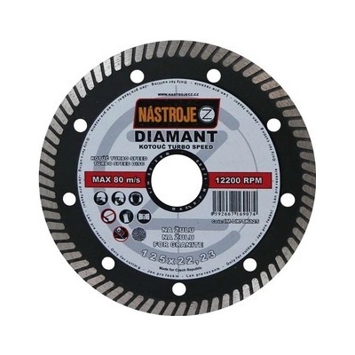 Nástroje cz Kotouč diamantový 125 x 1,6 x 22,2 mm IM-DK-TK125