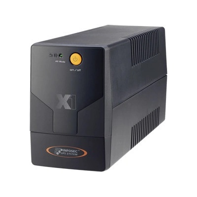 Sieťový kábel 230V predlžovací, C13-C14, 2m, VDE approved, čierny, Logo