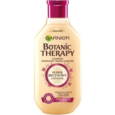 Garnier Botanic Therapy Šampon s ricinovým olejem a mandlemi pro oslabené a lámavé vlasy 400 ml