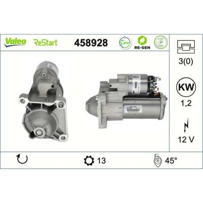 Startér VALEO 458928
