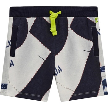 Guess Къси детски панталони Guess - Тръпков дизайн, многоцветен, 18 м (20251-N5RD07-KA6R4-PU74-18M)