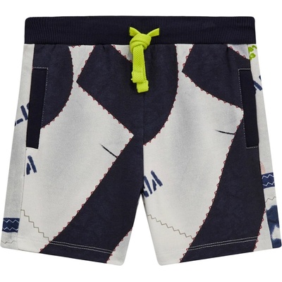 Guess Къси детски панталони Guess - Тръпков дизайн, многоцветен, 18 м (20251-N5RD07-KA6R4-PU74-18M)