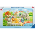 Ravensburger Пъзел Ravensburger от 15 части - Разходка до зоопарка (06116) - ozone