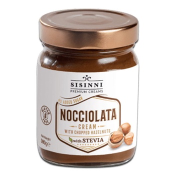 Image 1 of Течен шоколад Sisinni Nocciolata парченца лешници 380гр