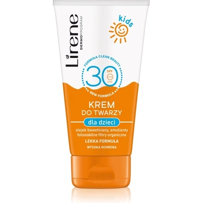 Lirene Sun care слънцезащитен крем за лице за деца SPF 30 50ml