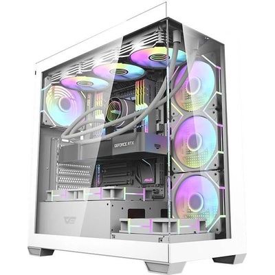 darkFlash DS900 + 7 Fans ARGB White