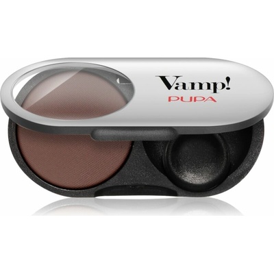 Pupa Vysoce pigmentované oční stíny Vamp! Compact Eyeshadow 405 Dark Chocolate Matt 1,5 g
