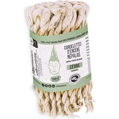 Aromandise Непалски въжета за горене - Кедър, 42 броя | Aromandise (040306 (NEP3) ARMD)