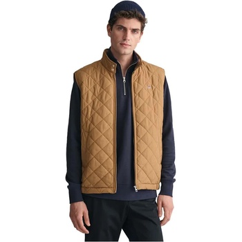 Gant Потник Gant Windcheater vest - Brown (Roasted Walnut)