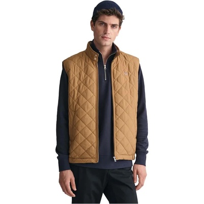 Gant Потник Gant Windcheater vest - Brown (Roasted Walnut)